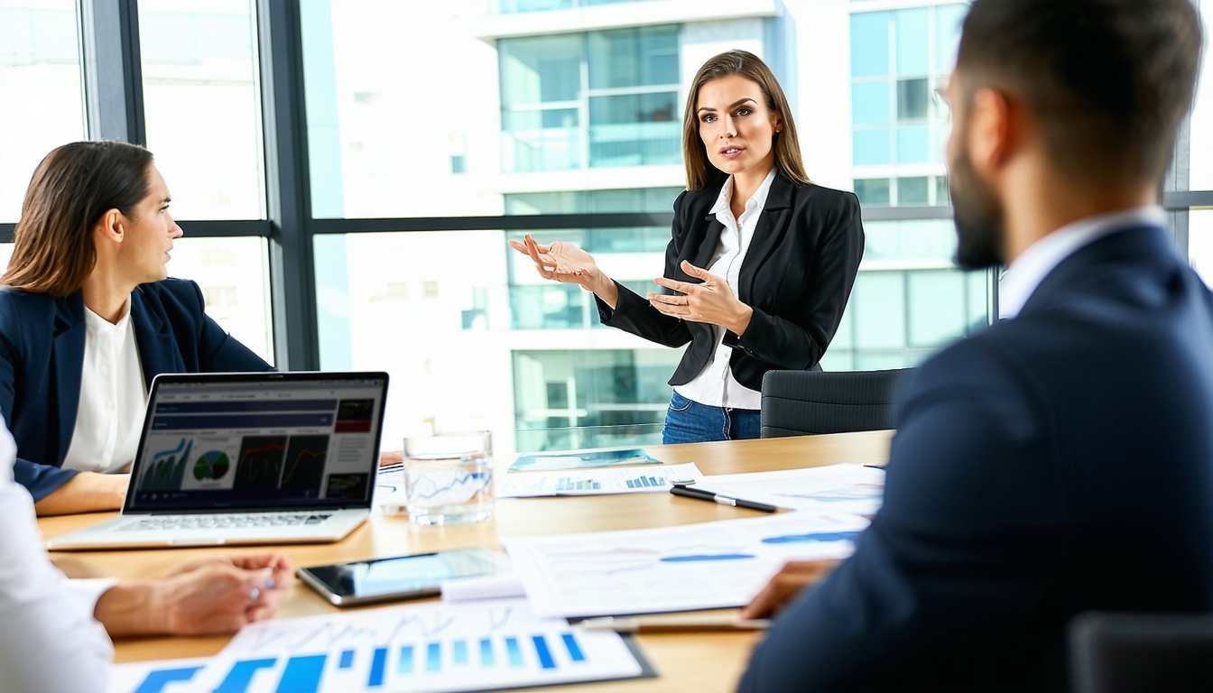 Business owner delegating tasks effectively